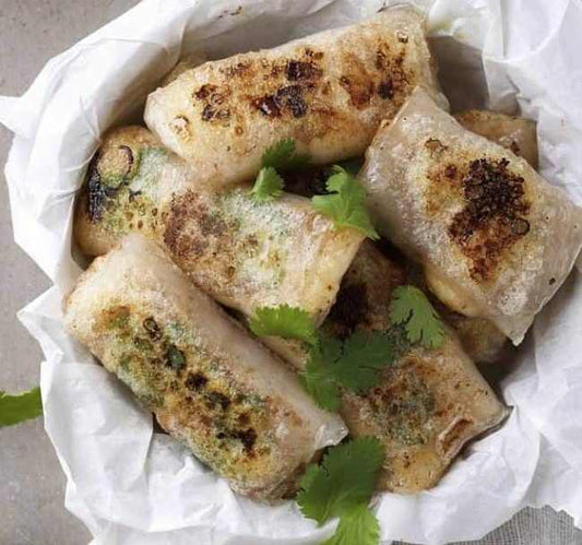 Crispy Chinese Rice Paper Wrapped Fish