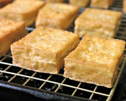 Crispy Pan Fried Tofu