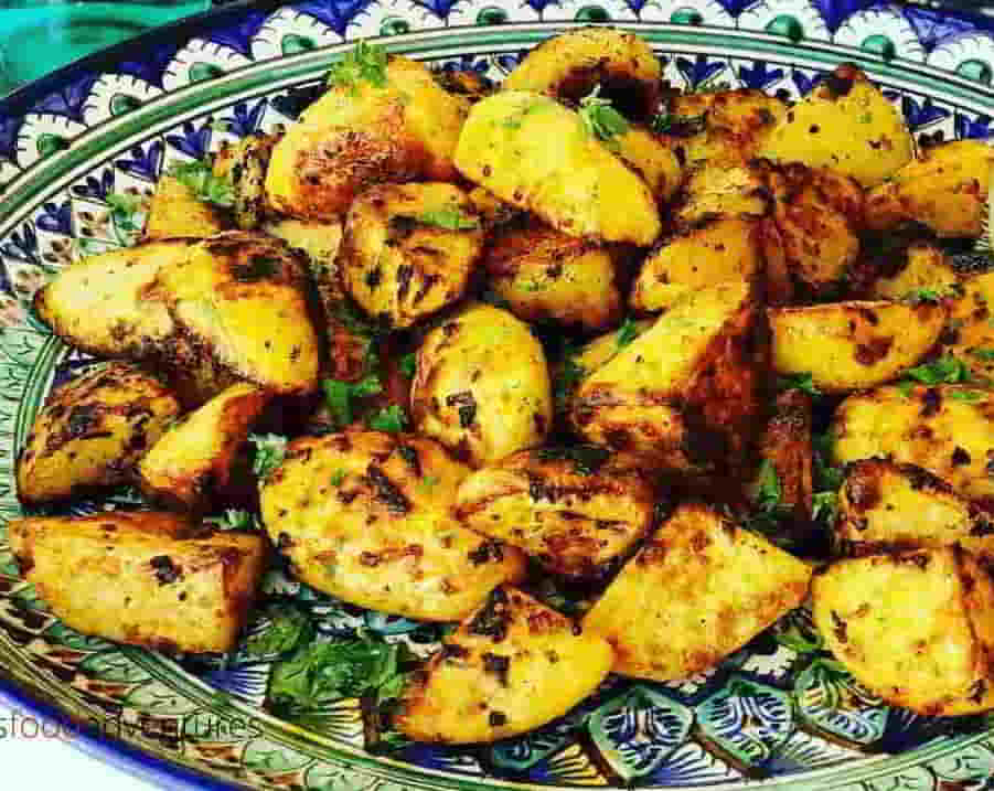 Crispy Roasted Moroccan Potatoes