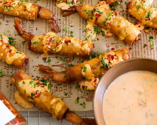 Crispy Shrimp Egg Rolls