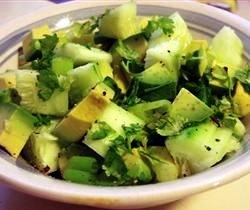 Cucumber & Avocado Salad