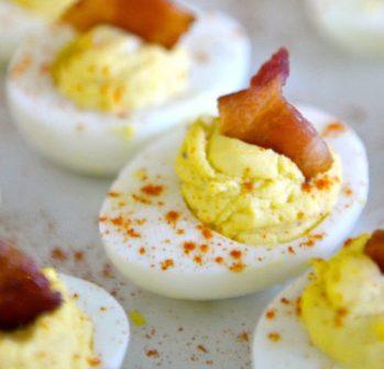 Deviled Eggs with Bacon