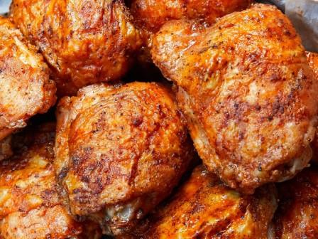 Extra Crispy Oven-Fried Chicken Thighs