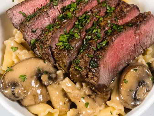 Fillet Mignon in Sherry Mushroom Cream Sauce