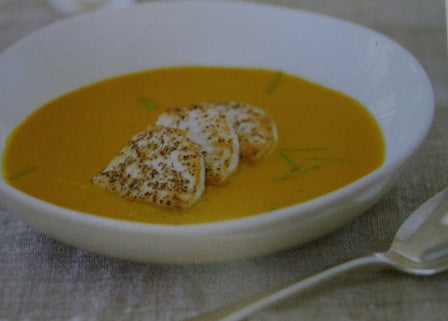 Fish with Pumpkin Soup