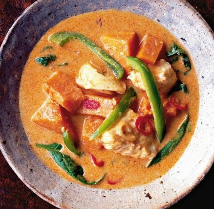 Fish with Pumpkin Soup