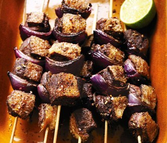 Five Spice Duck Kebabs