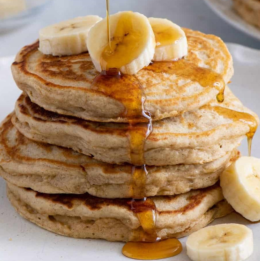 Fluffy Banana Pancakes