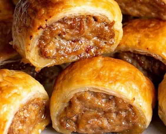 French Onion Sausage Rolls