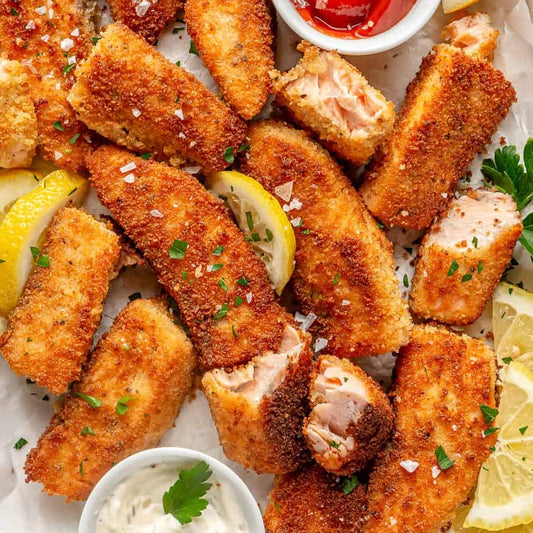 Fried Salmon Sticks