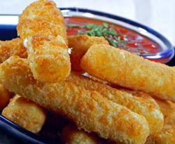 Fried Mozzarella Cheese Sticks