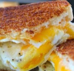 Fried Egg Grilled Cheese Sandwiches