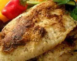 Lúðubuff - Fried halibut steaks