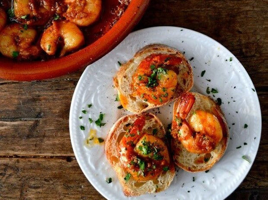 Gambas Al Ajillo (Garlicky Shrimp) Pinchos