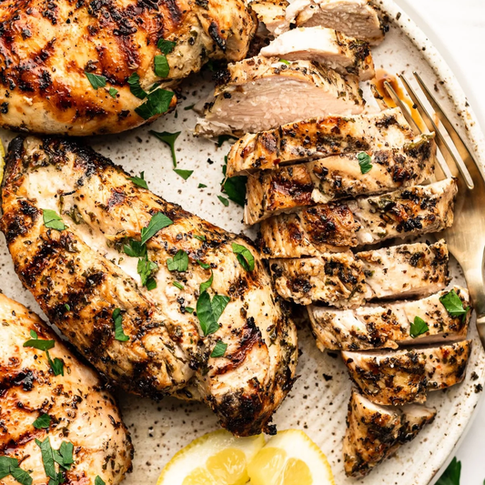 Garlic Lemon & Herb Grilled Chicken Breasts