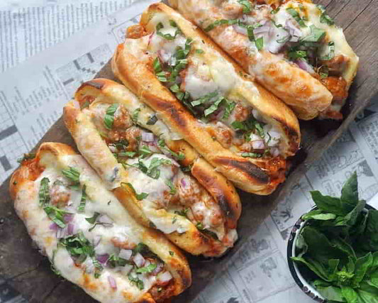 Garlic Butter Italian Sausage Sandwich