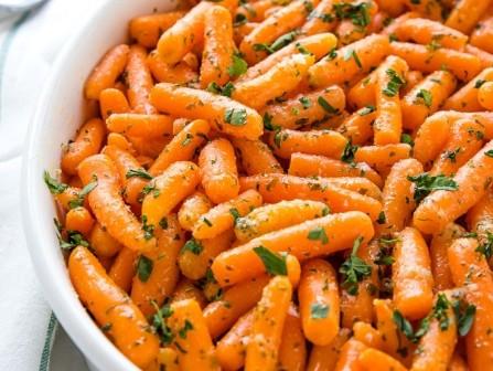 Garlic Butter Roasted Carrots