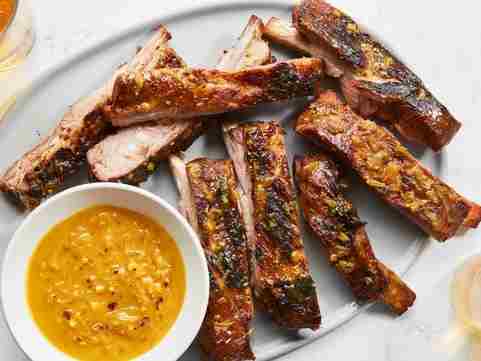 Ginger Mustard Barbecue Sauce