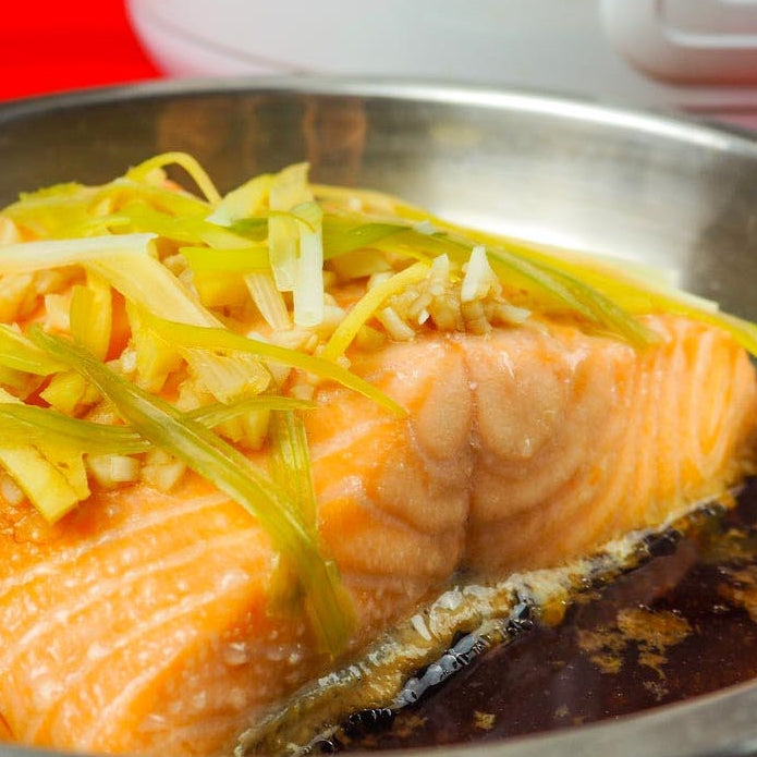 Ginger Steamed Salmon