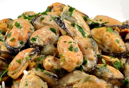 Ginger and Garlic Mussels