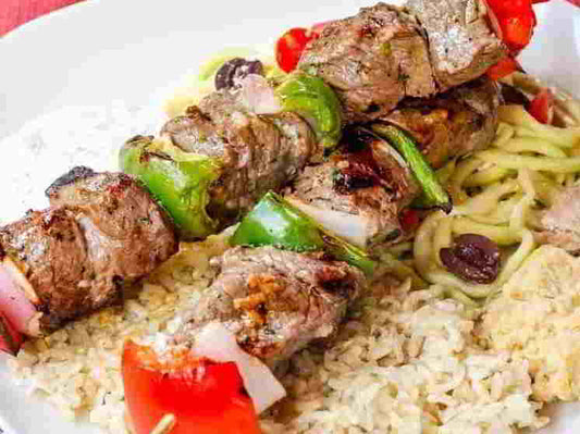 Greek Beef Kebabs