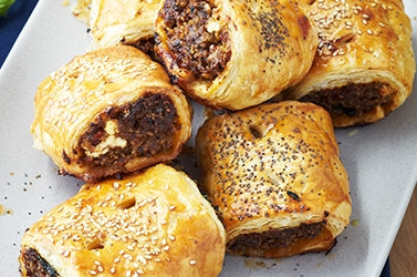 Sausage Rolls Greek Style
