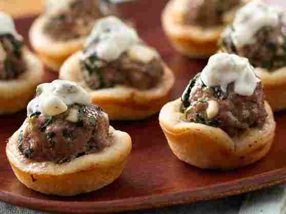 Greek Style Meatball Bites