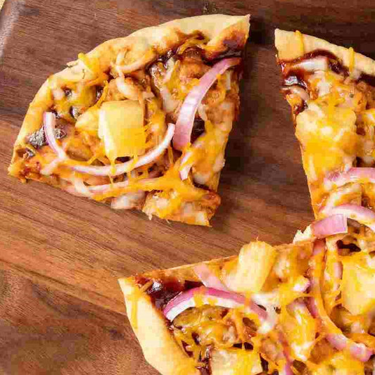 Grilled Flatbread with Pork & Pineapple