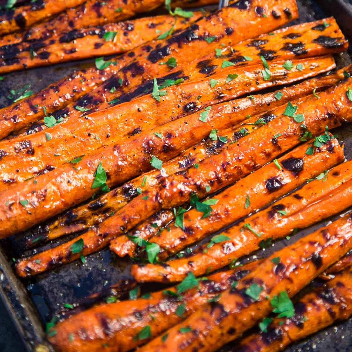 Grilled Glazed Carrots