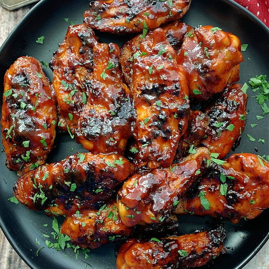 Grilled Spicy Jack Daniels Chicken Wings