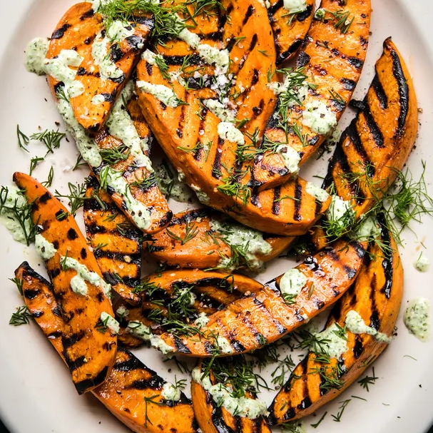 Grilled Sweet Potatoes