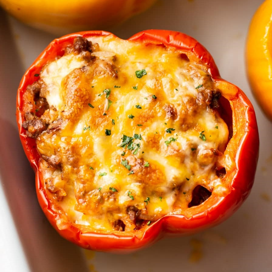 Ground Beef Stuffed Peppers