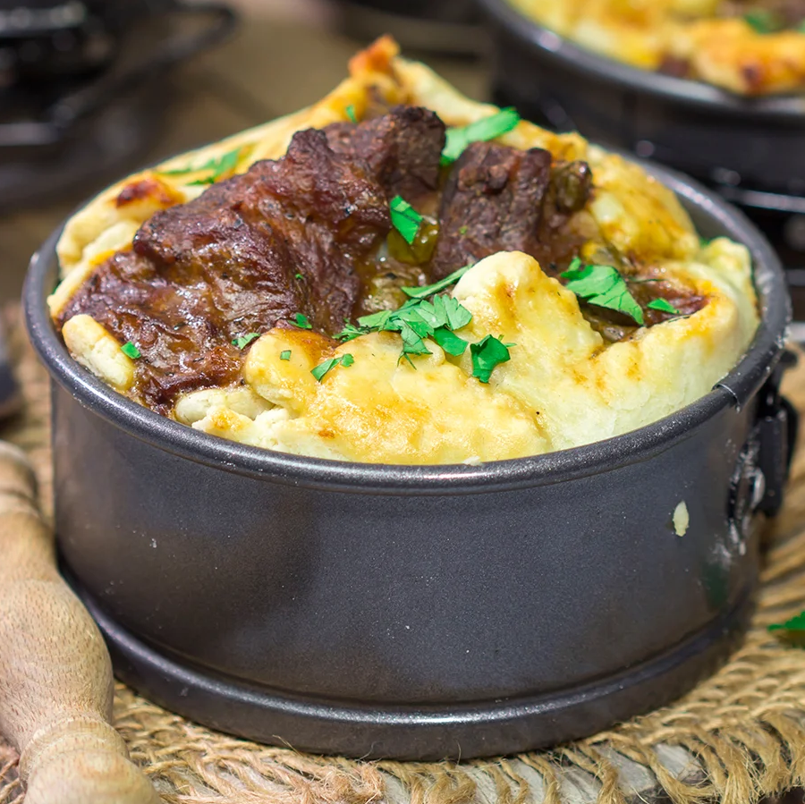 Guinness Irish Beef Stew Mini Pot Pies