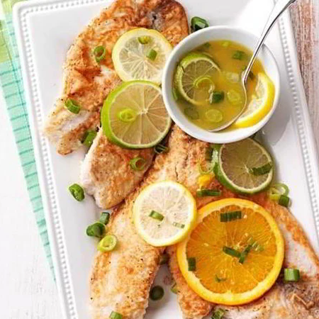 Gurnard with Citrus Sauce