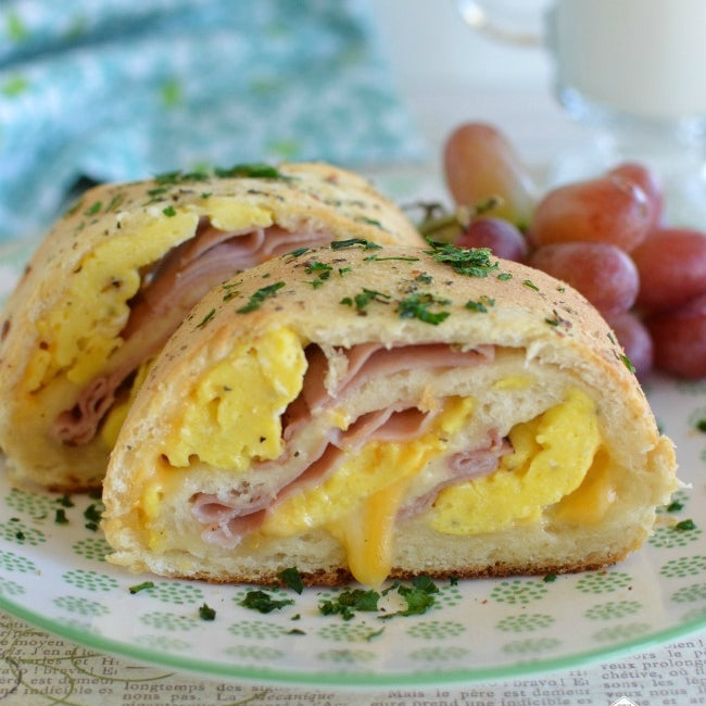 Ham Egg & Cheese Breakfast Rolls