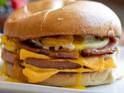Sids Ham Breakfast Sandwich