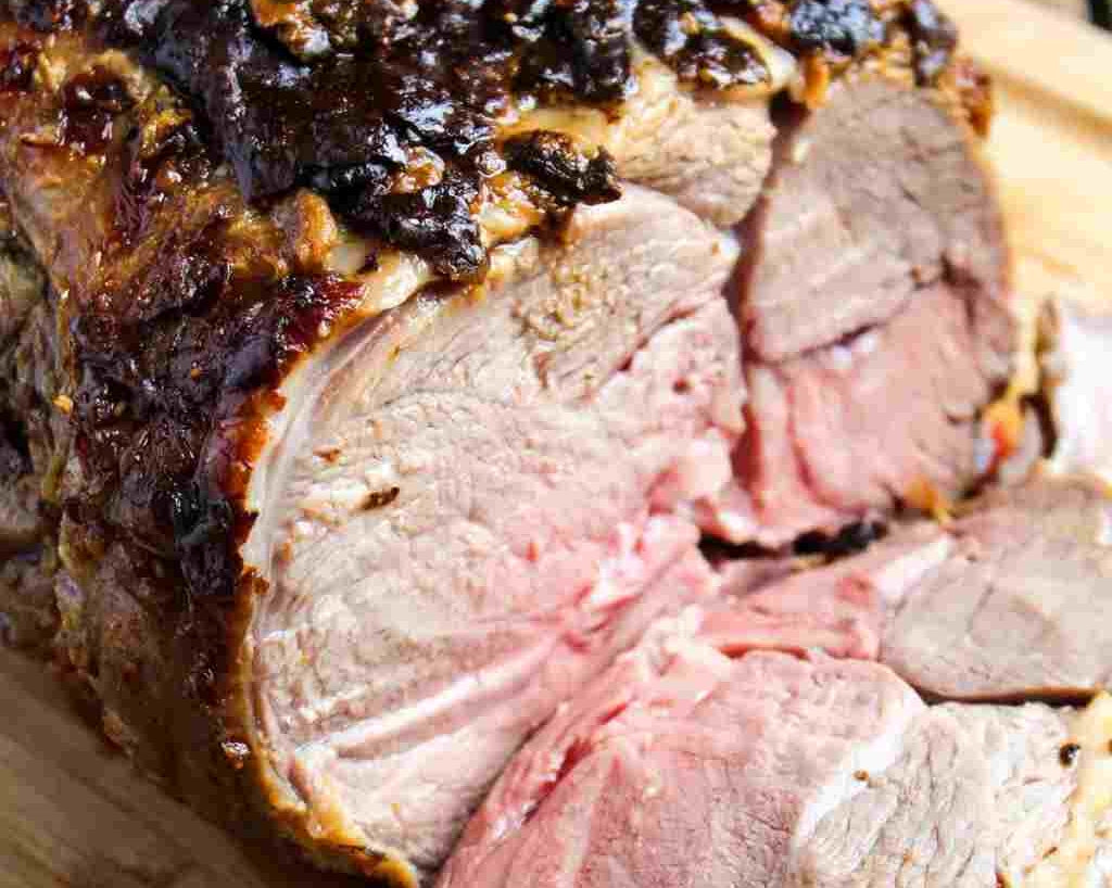 Herb Garlic & Dijon Roasted Leg of Lamb