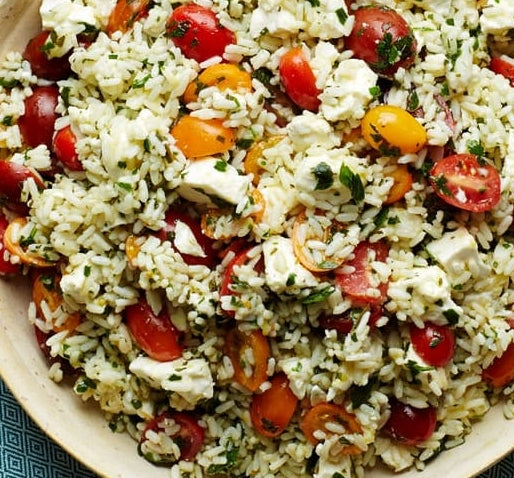 Herbed Rice with Tomatoes & Feta