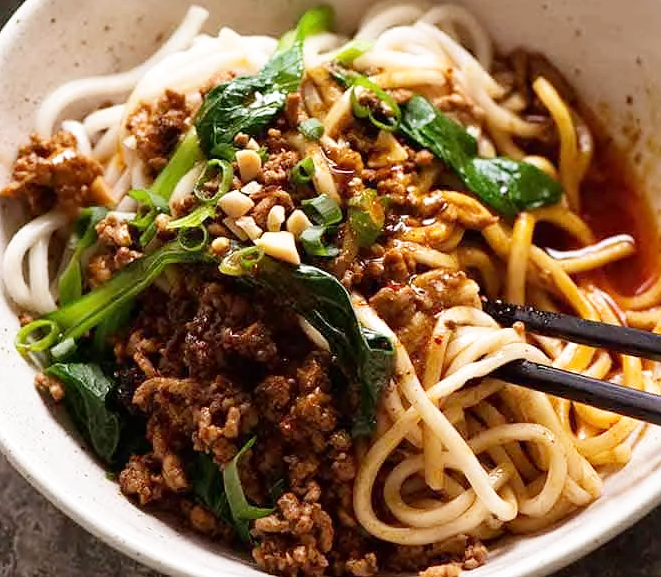 Hokkien Noodles with Choy Sum