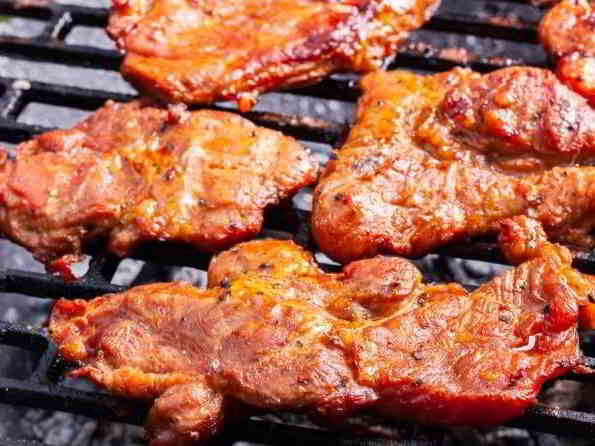 Honey Barbecue Pork Steaks