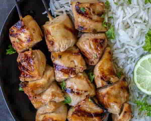 Honey Chicken Skewers
