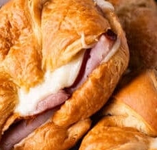 Hot Ham & Swiss Croissants