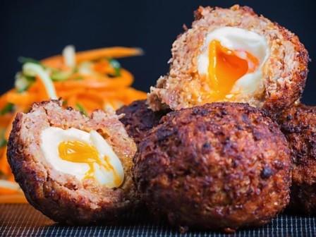 Indian Scotch Egg or Nargis Kebab