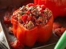 Instant Pot Beef-Stuffed Peppers