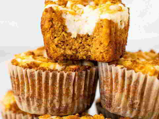 Keto Pumpkin Cream Cheese Muffins