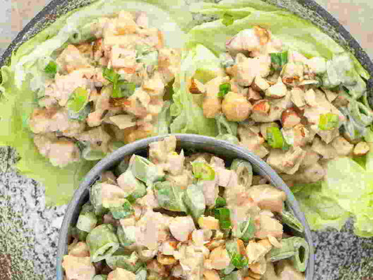 Keto Thai Chicken Lettuce Wraps