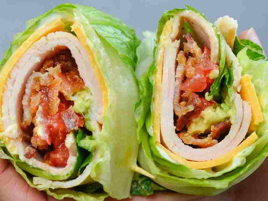 Keto Turkey Club Wrap