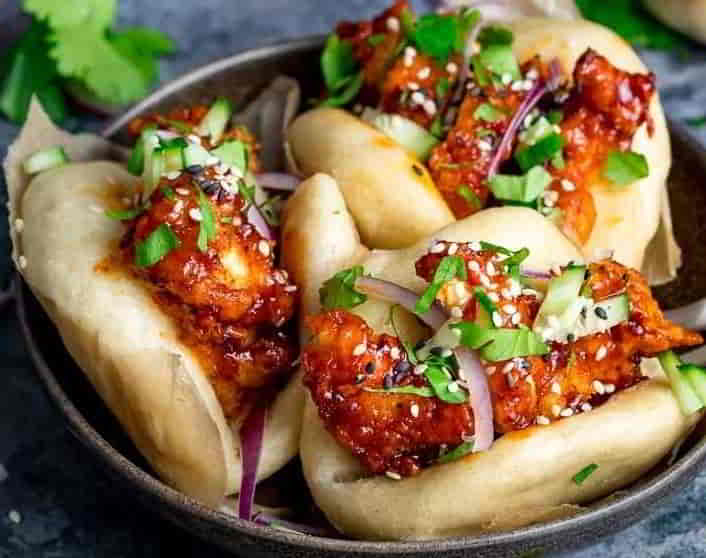 Korean Chicken Bao