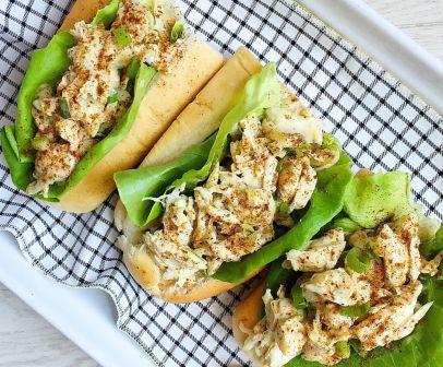 Lemon Crab Rolls