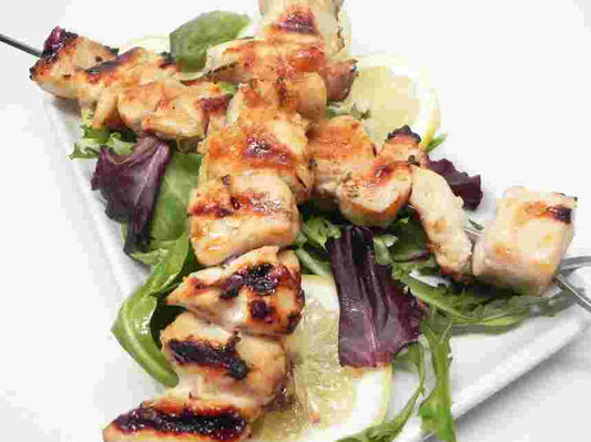 Lemon Garlic Chicken Kebabs